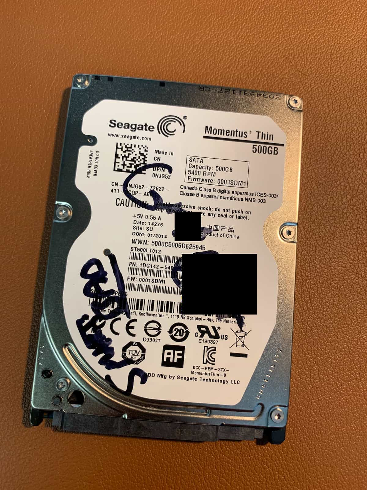 ST500LT012 Hard Drive Makes Clicking Noise and Won't Boot - Seagate Data Recovery