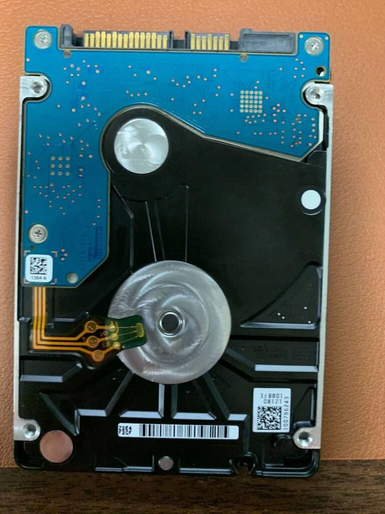 Seagate 1TB Expansion External Hard Drive Model ST1000LM035 Not Mounting 2 PCB view of Rosewood ST1000LM035 Not Mounting