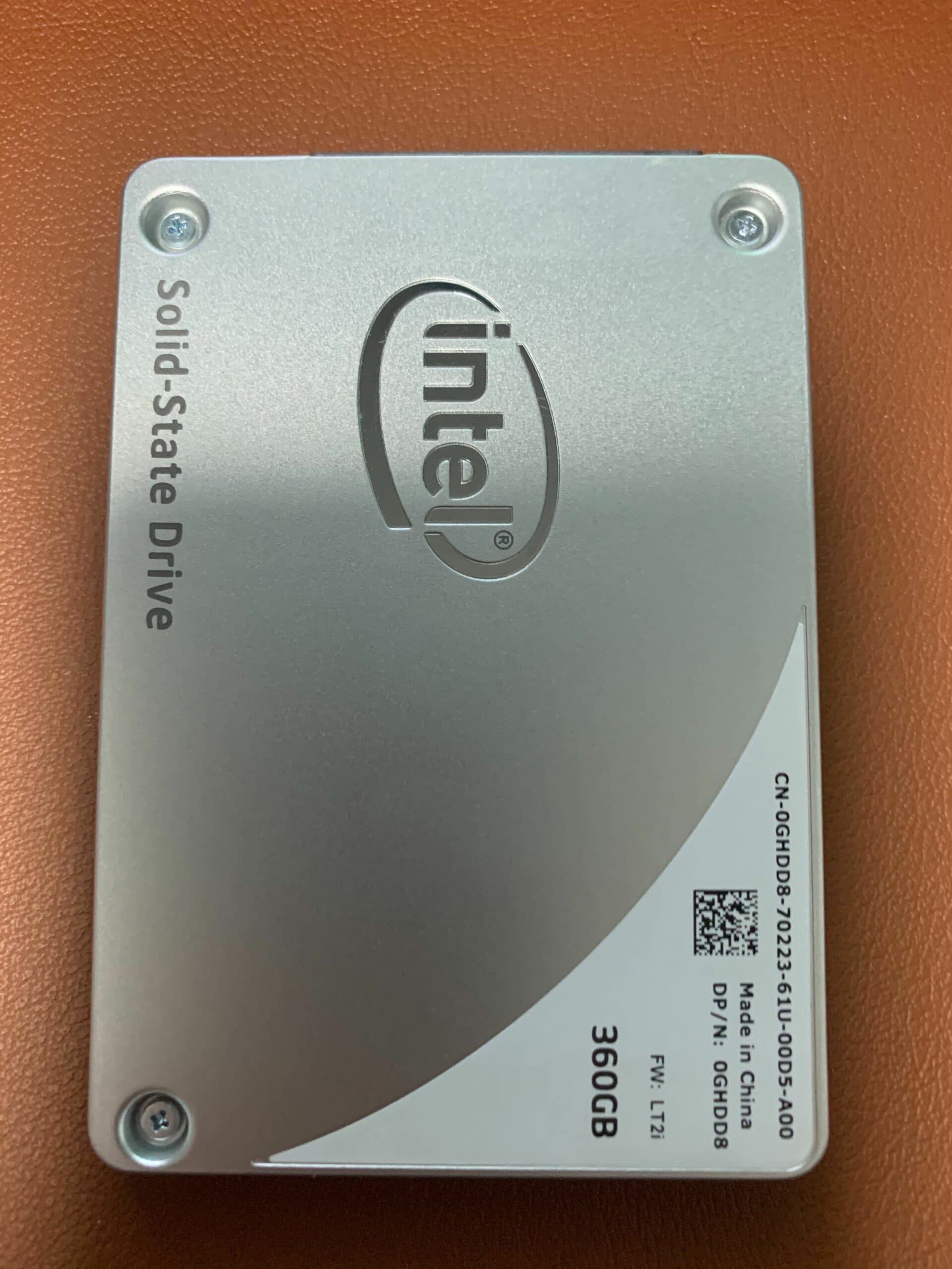 Intel Pro 2500 SSD That Stopped Working