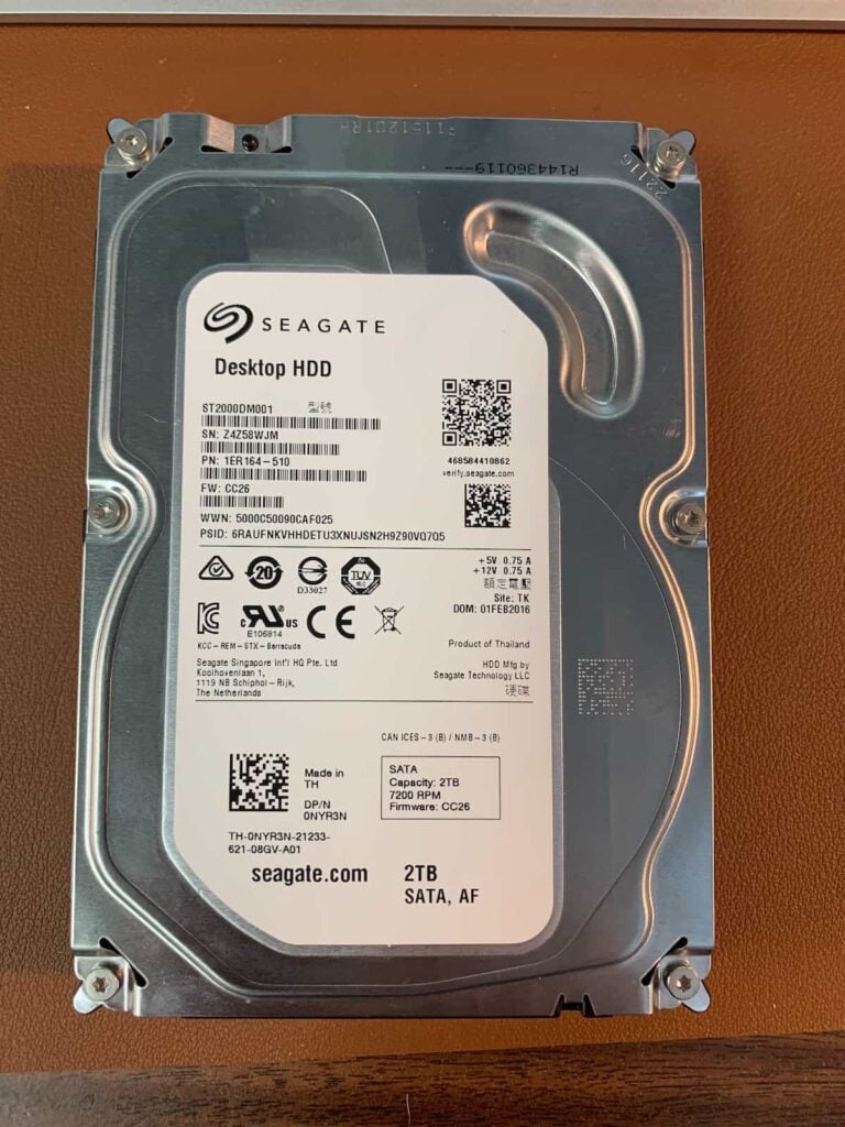 Seagate ST2000DM001 Hard Drive Not Showing Up After Power Damage