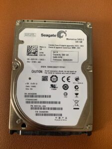 Clicking Seagate drive from laptop 500GB