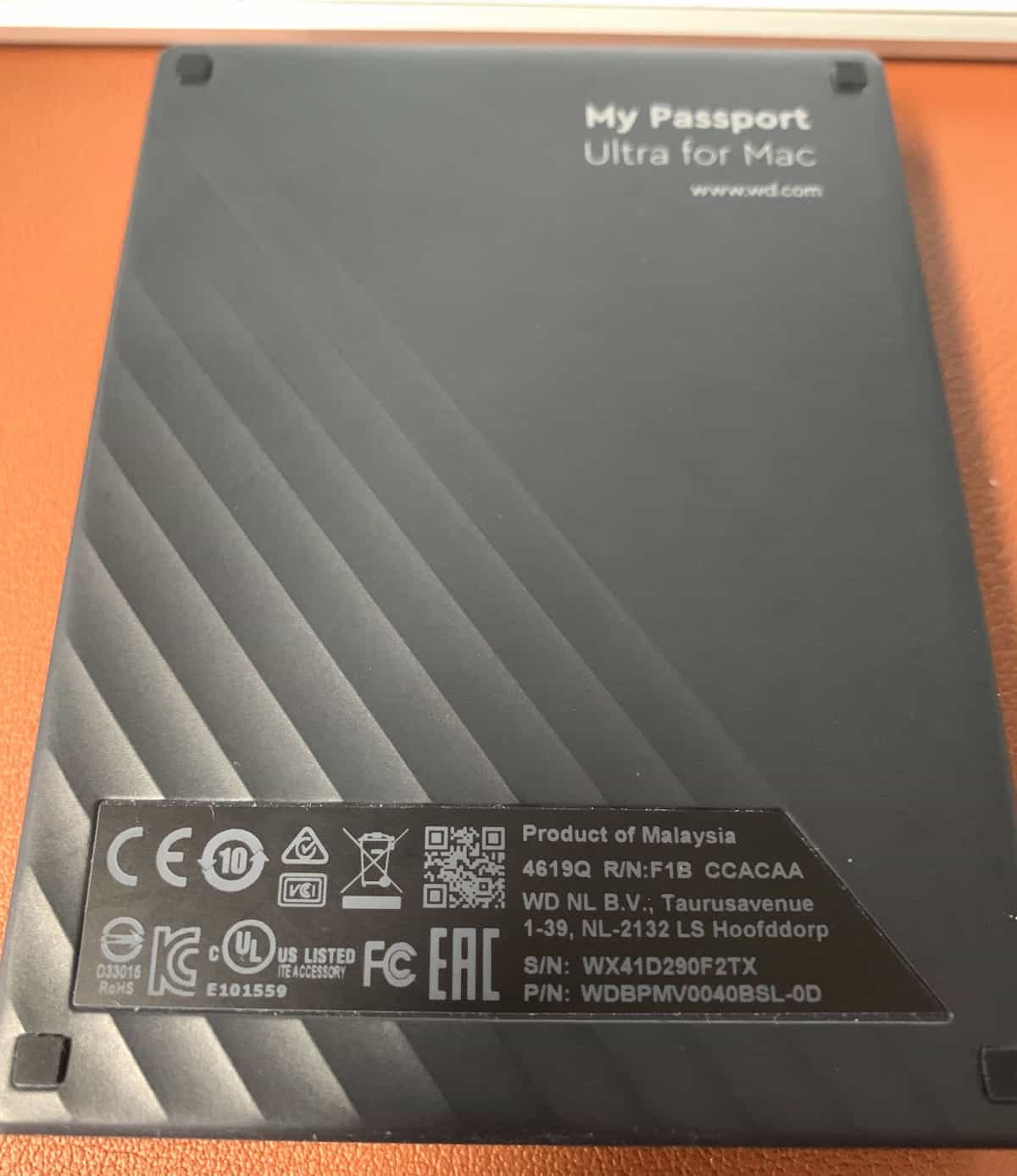 WD40NMZW My Passport For Mac