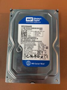 Western Digital drive that spins up, makes noise, then spins back down