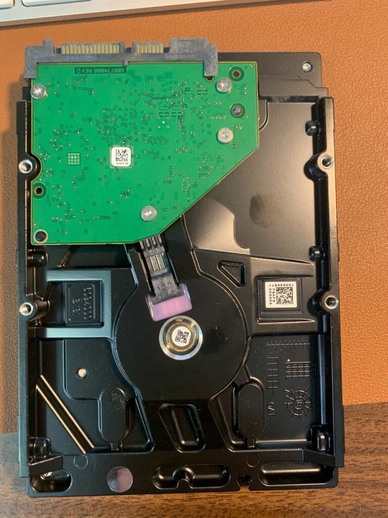 PCB of Hard drive not showing up Windows 10