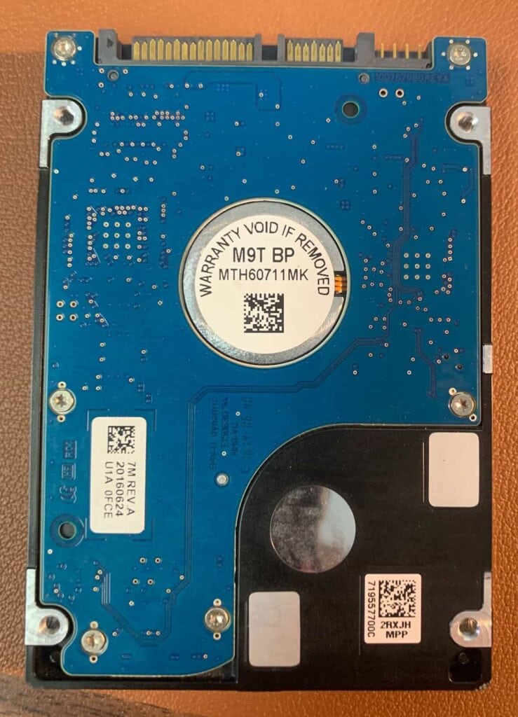 PCB of ST2000LM003 Hard Drive Not Showing Up