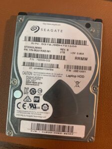 Seagate 2TB Portable drive that won't mount