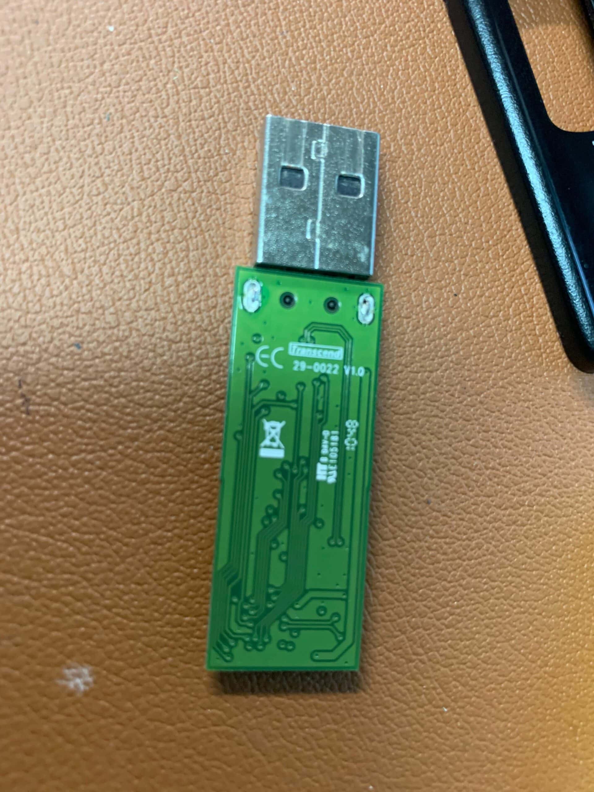PCB of flash drive data recovery