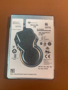 Mobile Seagate HDD 2TB Drive that was accidentally formatted