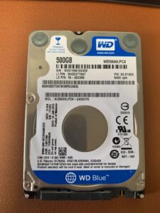 Western Digital laptop drive with bad sectors