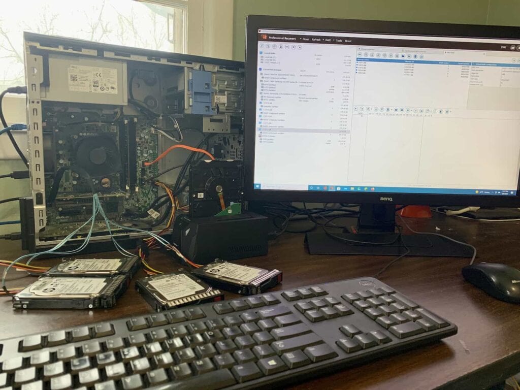 RAID Recovery with PC-3000