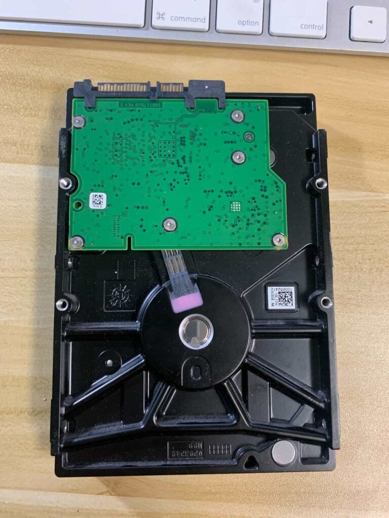 PCB view of ST2000DM001 Seagate Data Recovery