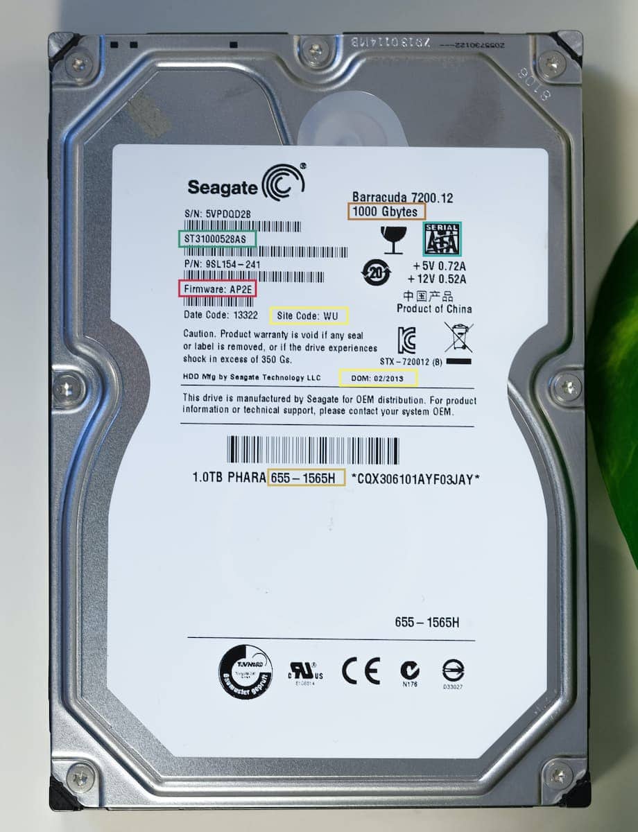 Seagate ST31000528AS Hard Drive