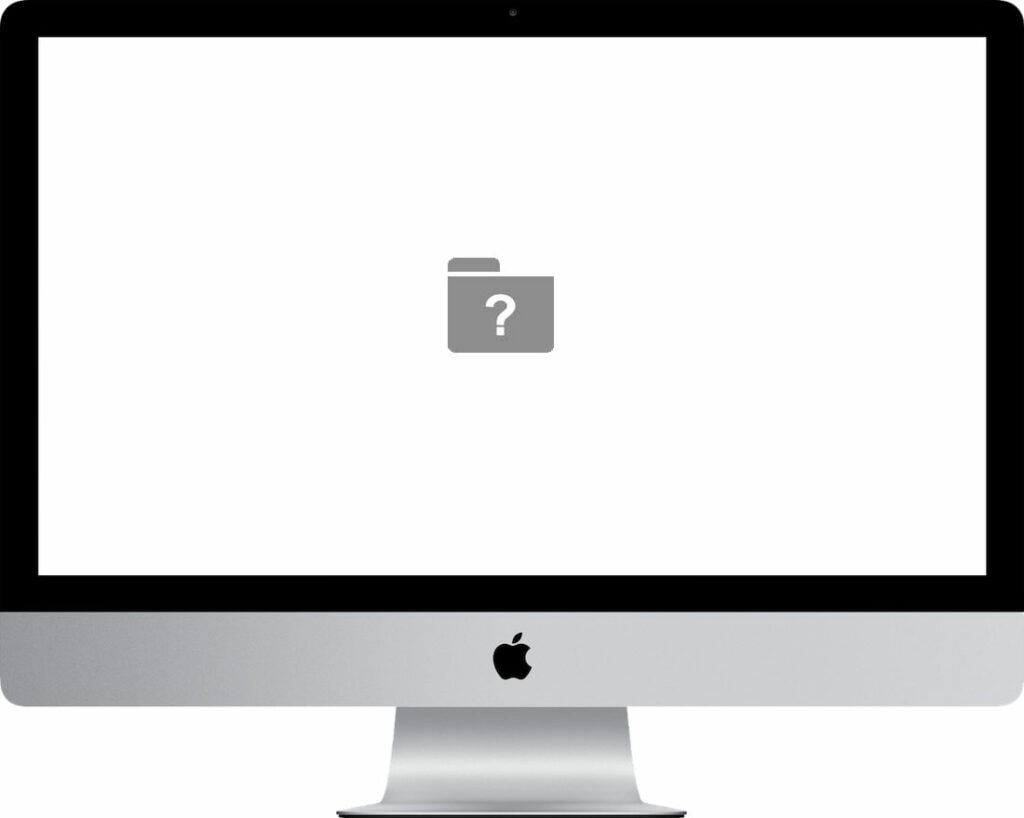 Recovery Services 3 Flashing folder with question mark Mac data recovery