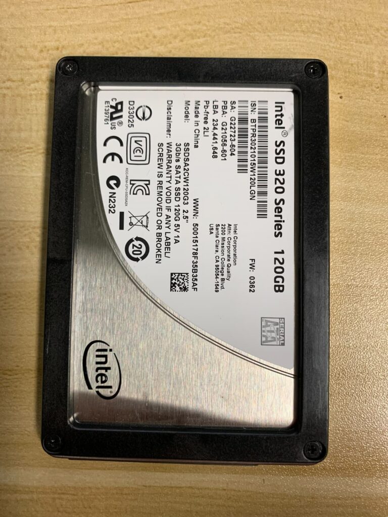SSDSA2CW120G3 Data Recovery